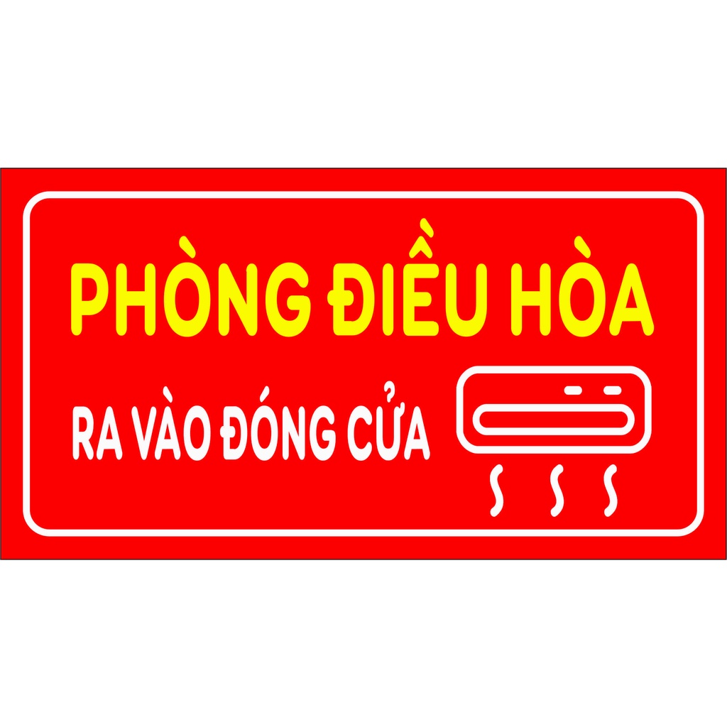 Nhãn dán phòng điều hòa