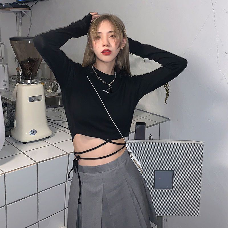 Áo Thun Tay Dài Thiết Kế Mới Mùa Đông 2022 Cho Nữ