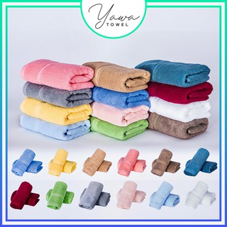 Khăn lau đầu siêu dày Yawa 35x80cm với sợi bông cotton dày thấm hút tốt
