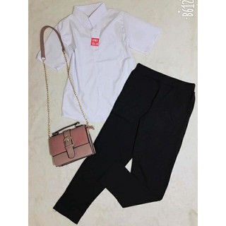 Set áo sơ mi+ quần baggy- ảnh thật