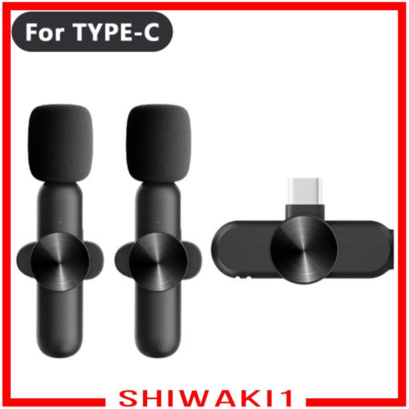 Micro cài áo không dây kết nối Type-C hỗ trợ phát sóng trực tiếp