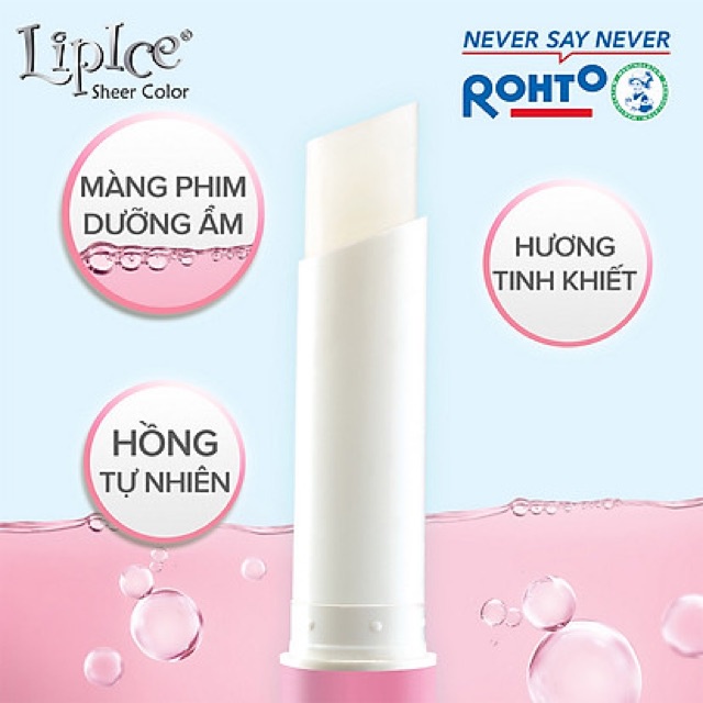 Son dưỡng có màu tự nhiên Lipice Sheer Color 2.4g