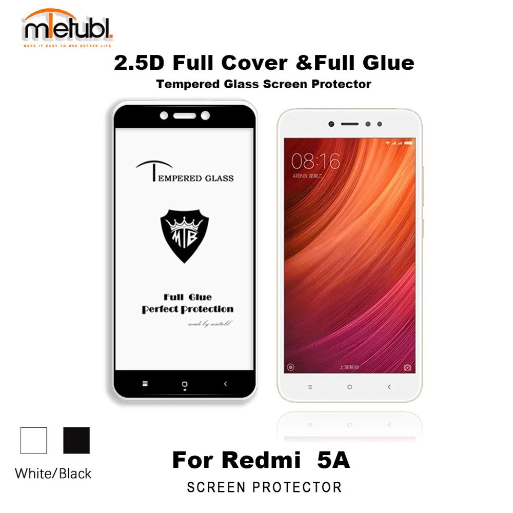 Kính Cường Lực Xiaomi Redmi 5A FULL màn, FULL KEO Silicon