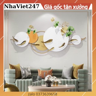 Tranh sắt treo tường trang trí nhà cửa hoạ tiết thiên nhiên-Kt 150x60cm- mã 393- Decor tường đẹp,giá rẻ,quà tặng ý nghĩa