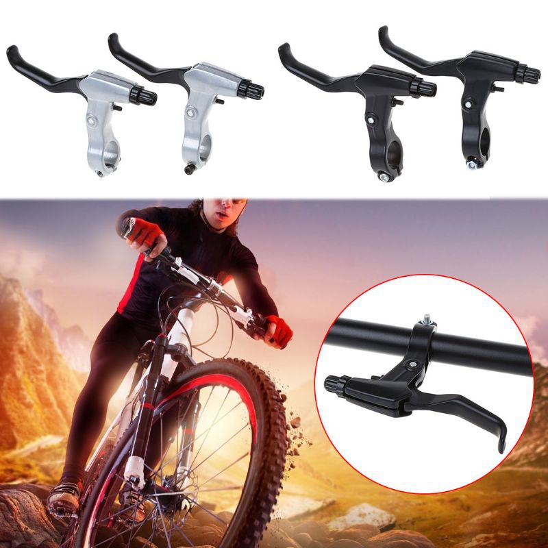 VONL 2pcs Bicycle Brake Lever Aluminum Alloy MTB Road Bike Fixed Gear Cycling Crank