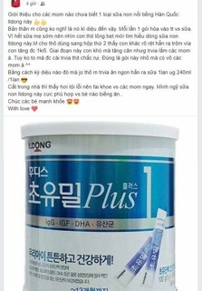 Set sữa non và men tiêu hoá ildong