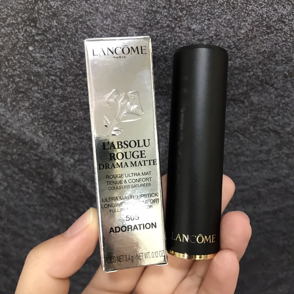 LANCOME (Hàng Mới Về) Son Môi Nhung Lì 505 # 3.4g | BigBuy360 - bigbuy360.vn