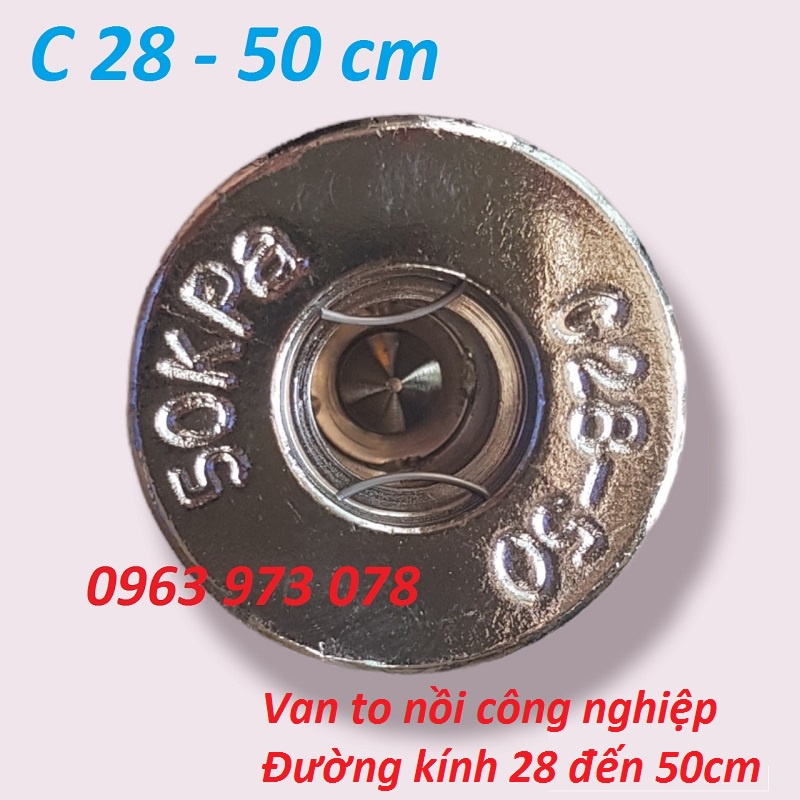 Van nồi áp suất gas các cỡ - Van áp suất kiểu 1 tay dài Supor / 2 quai kiểu Liên xô