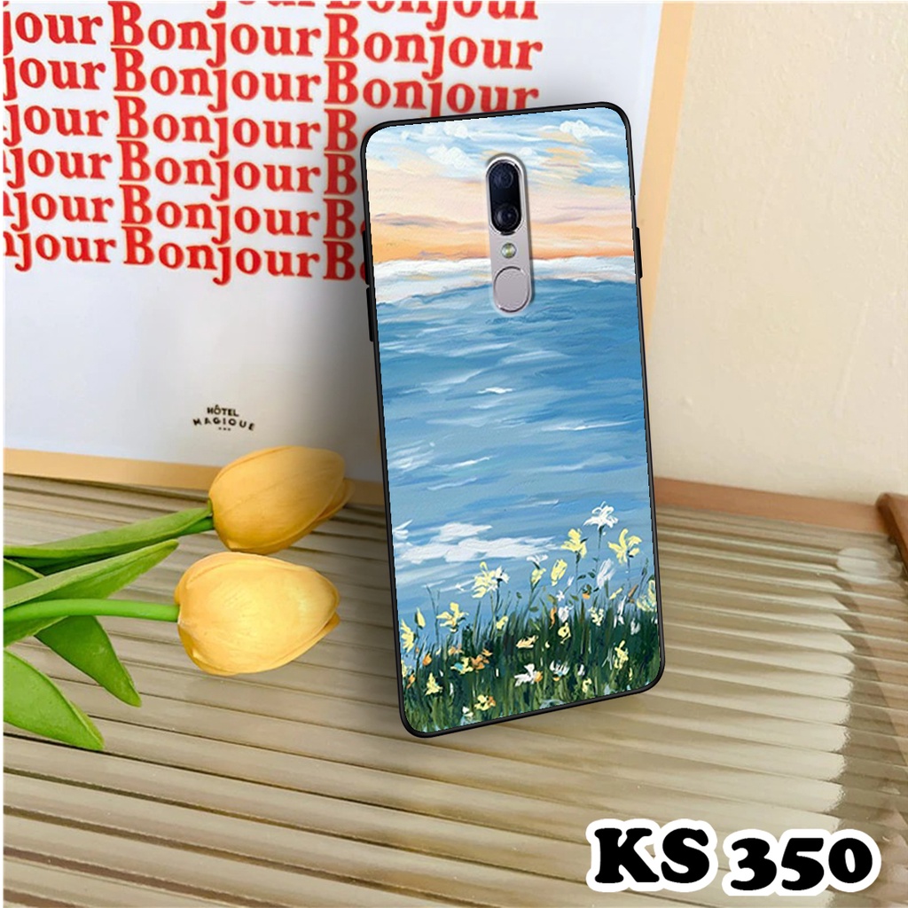 Ốp lưng Oppo F11 - Oppo F11 Pro - Ốp in hình Cánh đồng hoa - Chất liệu TPU siêu bền