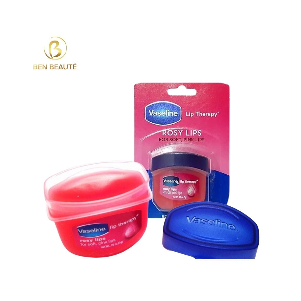 Sáp Dưỡng Môi Vaseline Lip Therary Rosy Lips 7g [Hàng Mỹ]