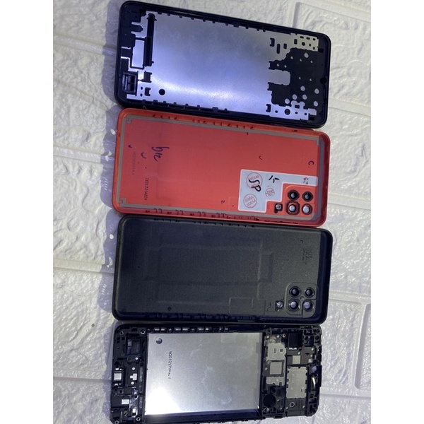 vỏ sam sung a12-a125-a127 kèm kính camera nút nhựa volum xịn dùng chung