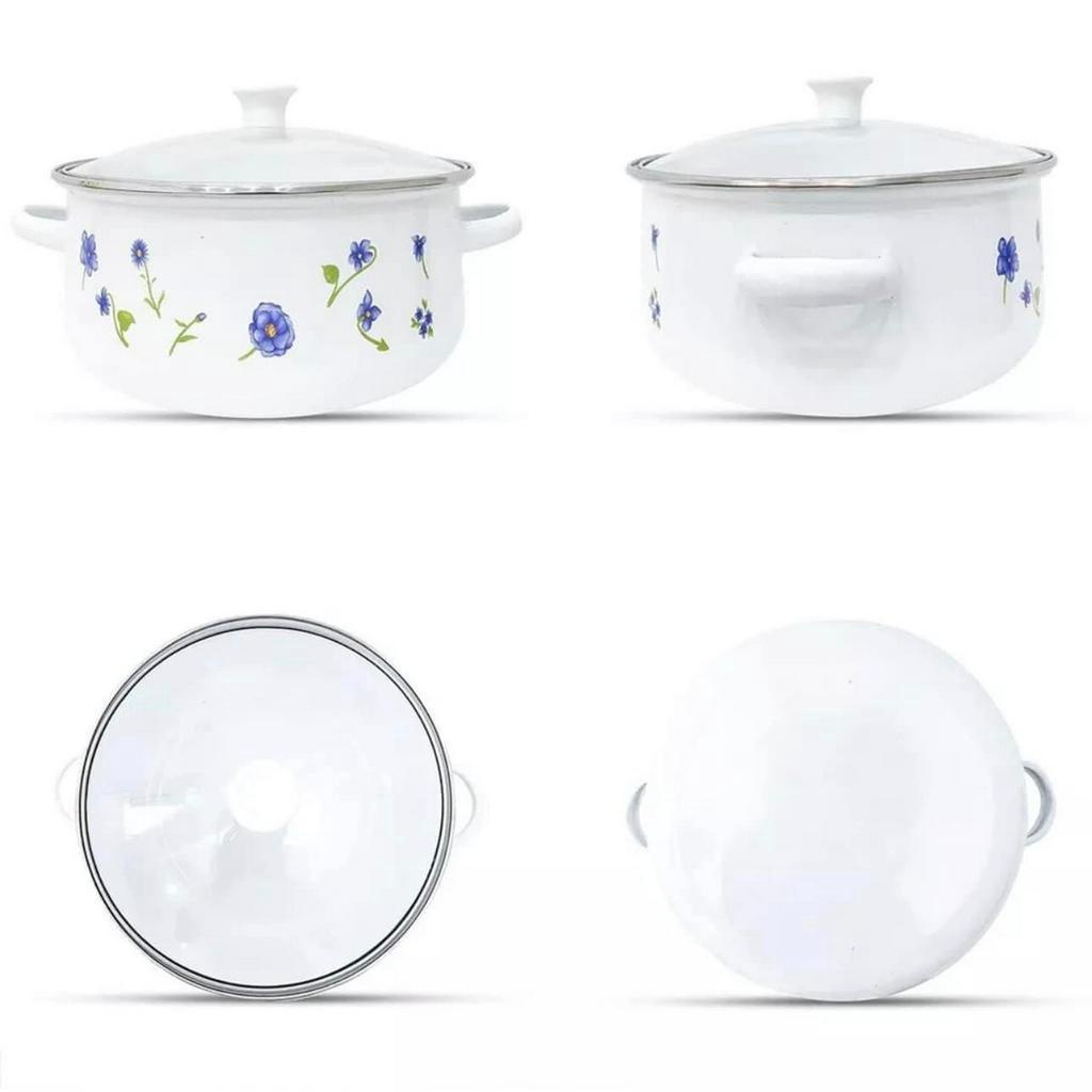 Bộ ba nồi Inox tráng men cao cấp siêu tiện nợi.