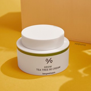 Leegeehaam Grow Tea Tree 80 Cream 50g - Kem Dưỡng Tràm Trà