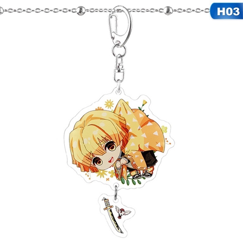 Demon Slayer: Kimetsu No Yaiba Acrylic Keychain Keyring Cosplay Anime Gifts New  Hit upon