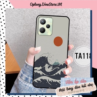 Ốp Realme 9i - Realme C35 - Oppo A76/A36 lưng nhựa viền silicon bảo vệ camera chống bẩn in hình mèo basic vintage.