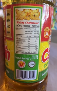 Dầu Thực Vật Cái Lân 1 lít