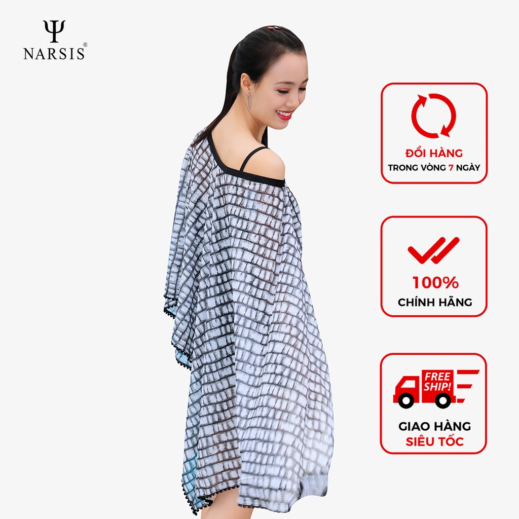 [Mã BMBAU50 giảm 7% tối đa 50K đơn 99K] Áo choàng nữ đi biển Narsis A7011