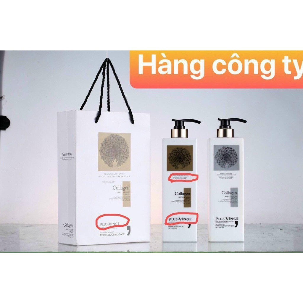 🛑FreeShip🛑 Cặp Dầu Gội Xả Collagen Vinge 1000ML| Giảm Rụng Tóc, Ngăn Rụng Tóc, Phục Hồi Tóc Hư Tổn | Hàng Chính Hãng | BigBuy360 - bigbuy360.vn