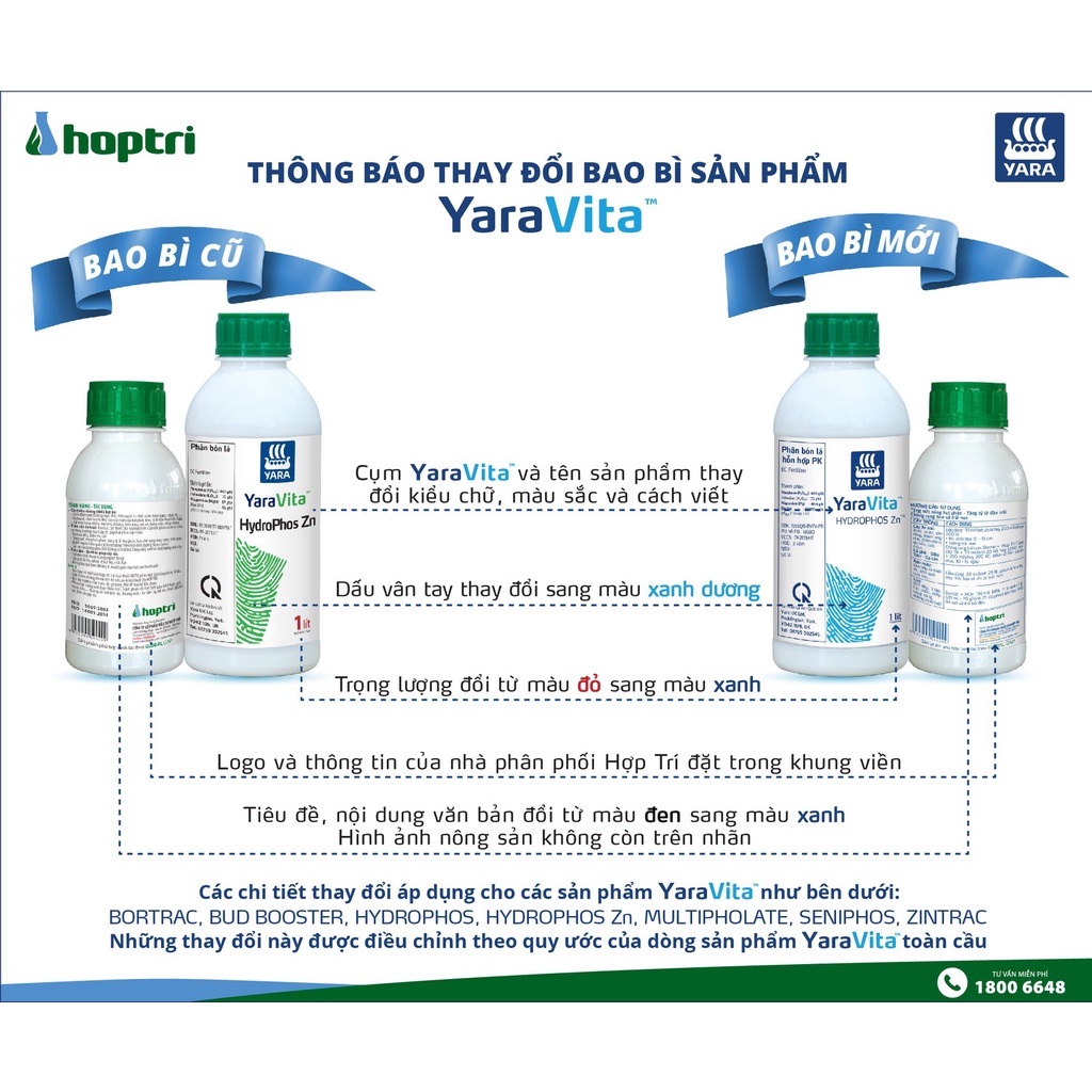 Hydrophos Zn kháng phèn ra rễ mạnh đòng to / Chai 1 lít