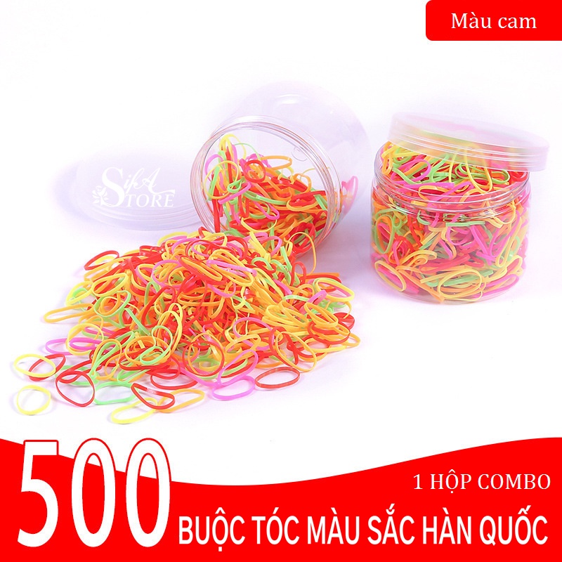 HỘP CHUN BUỘC TÓC 2000 CHIẾC CAO CẤP