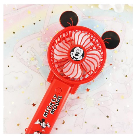 MẪU MỚI - QUẠT MINI FAN CẦM TAY Doremon,Mickey,Kitty GẤP GỌN ĐA NĂNG