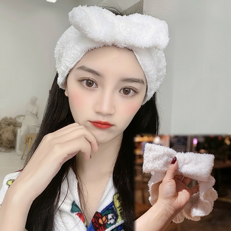 Băng đô co giãn kiểu dáng đa dạng tùy chọn phong cách Hàn Quốc cho nữ dùng khi rửa mặt
