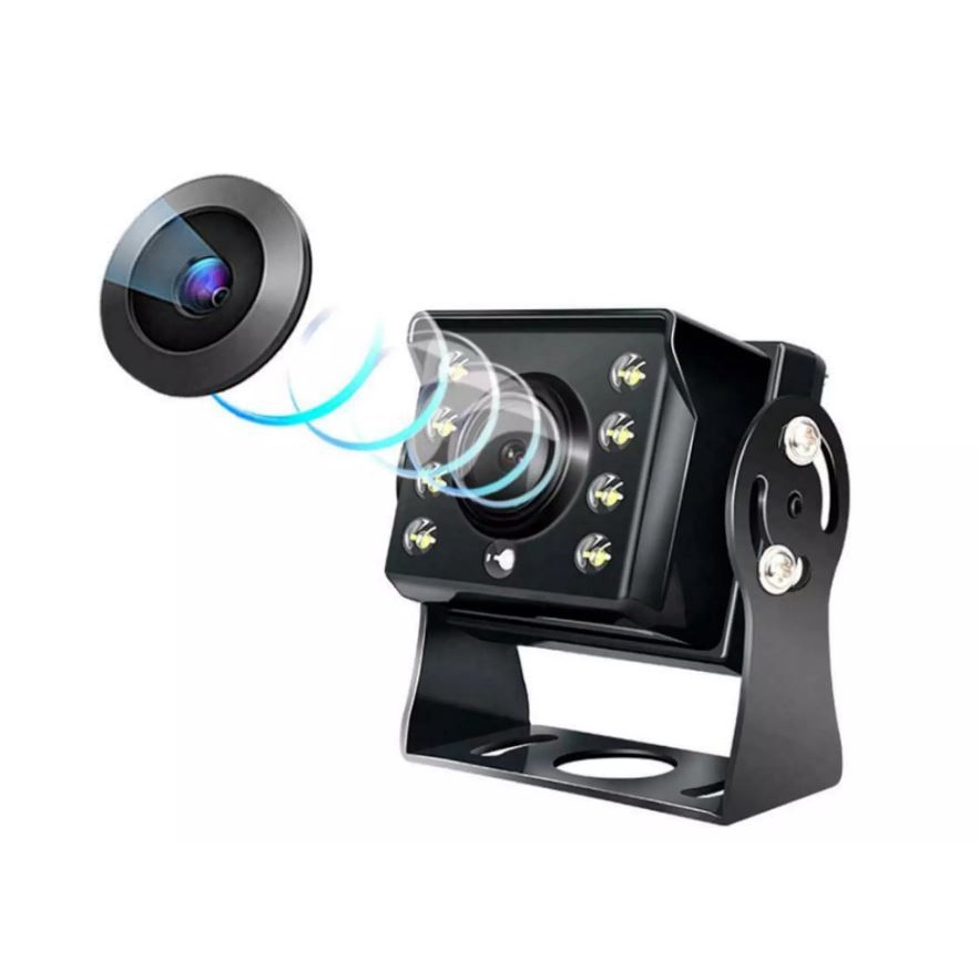 Camera lùi xe tải 8 đèn Led hỗ trợ quay đêm kèm dầy AV15m | BigBuy360 - bigbuy360.vn