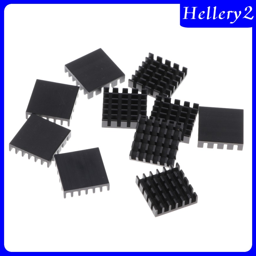 10 Miếng Tản Nhiệt Cho Cpu Máy Tính Bảng 0.75x0.75x0.2inch