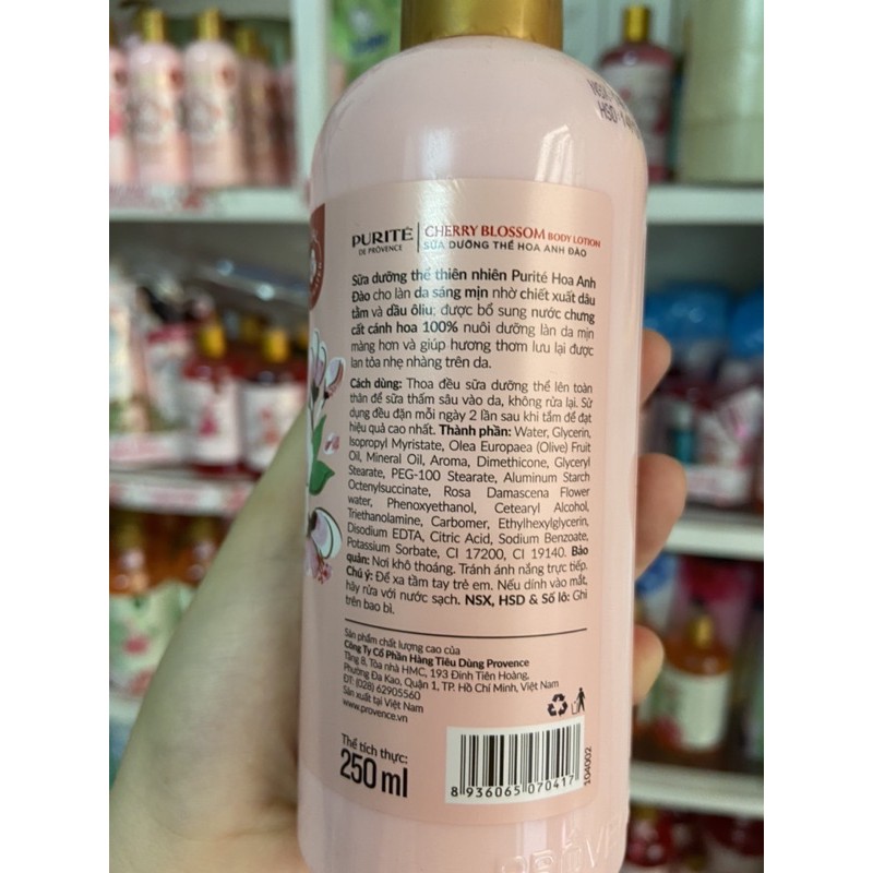 Sữa dưỡng thể trắng da Purite 250ml