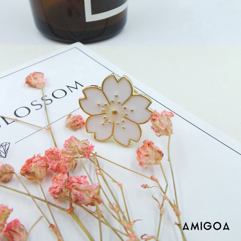 Ghim Cài Áo Hình Hoa Đính Đá Xinh Xắn