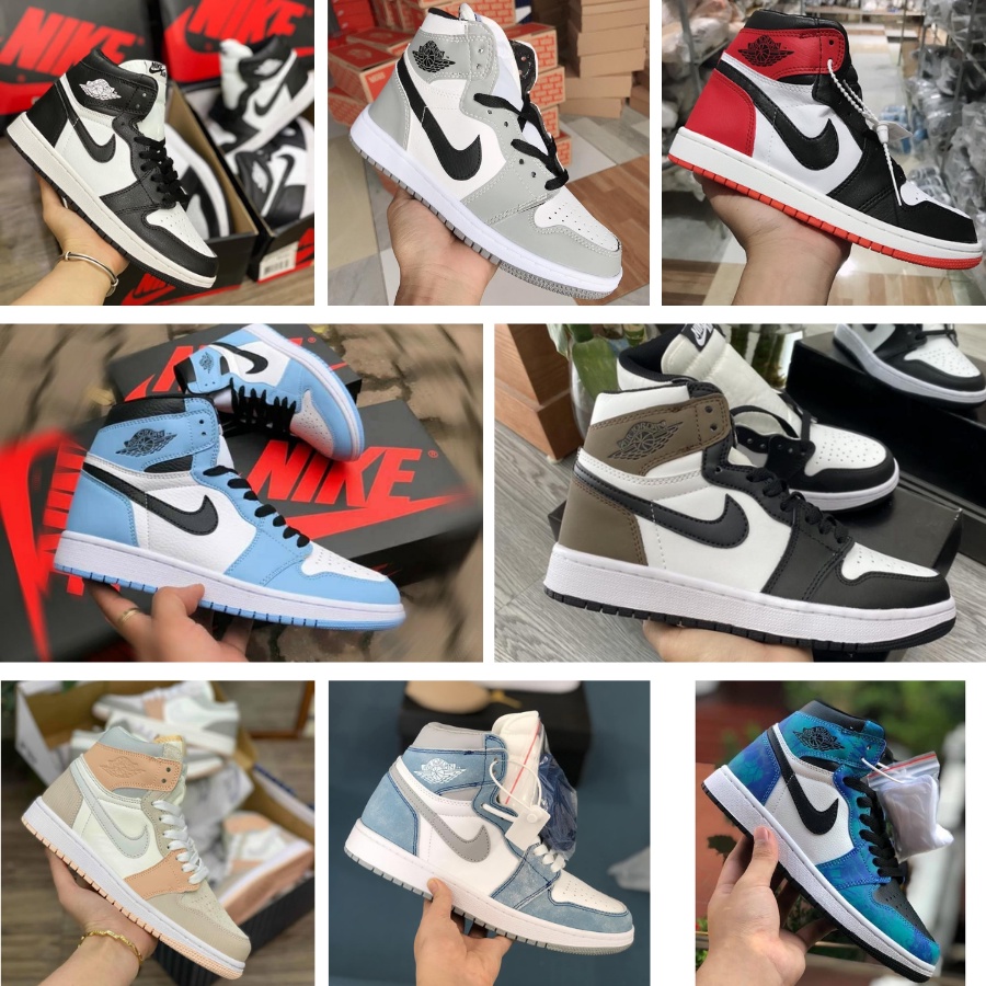 Giày Jordan 1 cao cổ đủ màu bán chạy nhất, Giày Air Jordan high 1, Giày thể thao JD1 cổ cao nam nữ - Tặng Box Bill