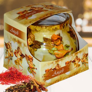 HƯỜNG THẢO MỘC,Ly nến thơm tinh dầu Admit Angels 85g,xông phòng,thư giãn,an toàn cho sức khỏe,nhập khẩu châu âu