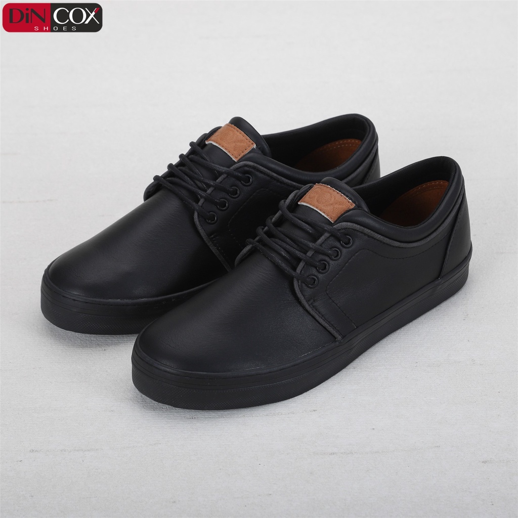 Giày Sneaker Da Nam DINCOX C03 Khí Chất Lịch Thiệp Black