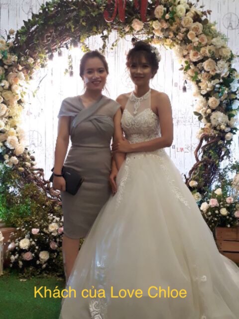 Đầm dự tiệc body lưới trễ vai / Đầm dự tiệc thiết kế | BigBuy360 - bigbuy360.vn