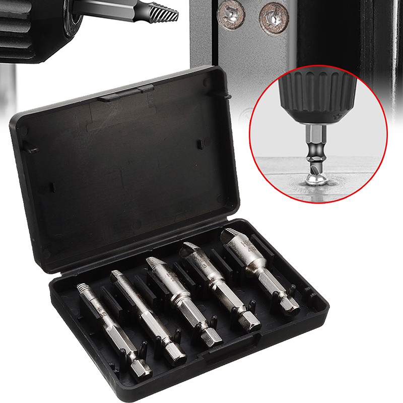 Set 5 Mũi Khoan Lấy Ốc Vít Hỏng