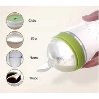 [Sỉ giá tốt] Núm thìa ăn dặm bình sữa como, silicon