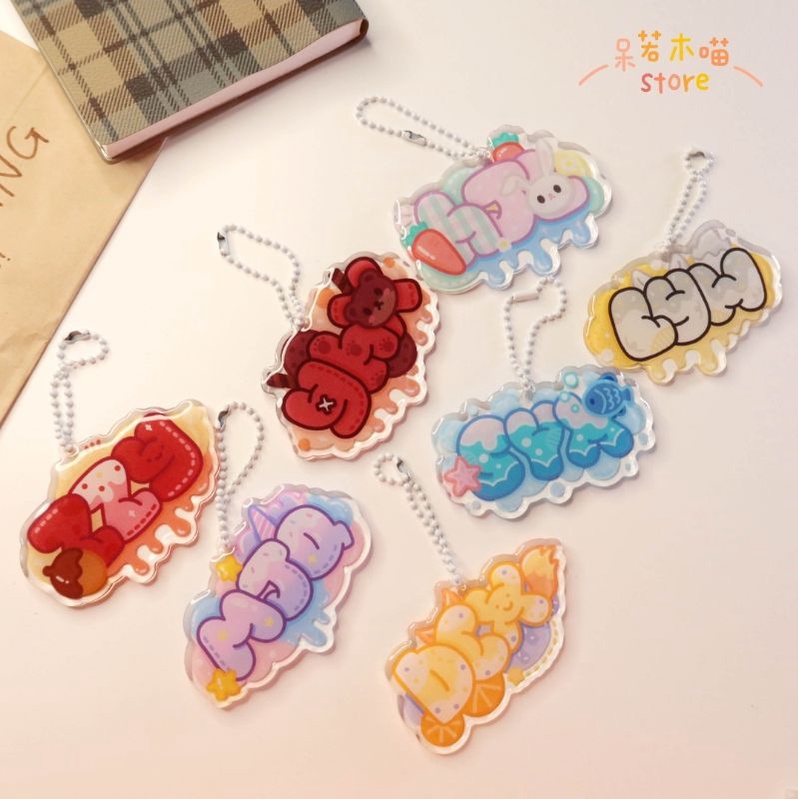 Móc khóa dễ thương TNT