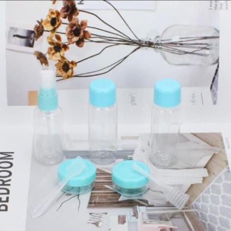 Bộ Chiết Mỹ Phẩm 7 món Mini Du Lịch Siêu Xinh kèm túi zip