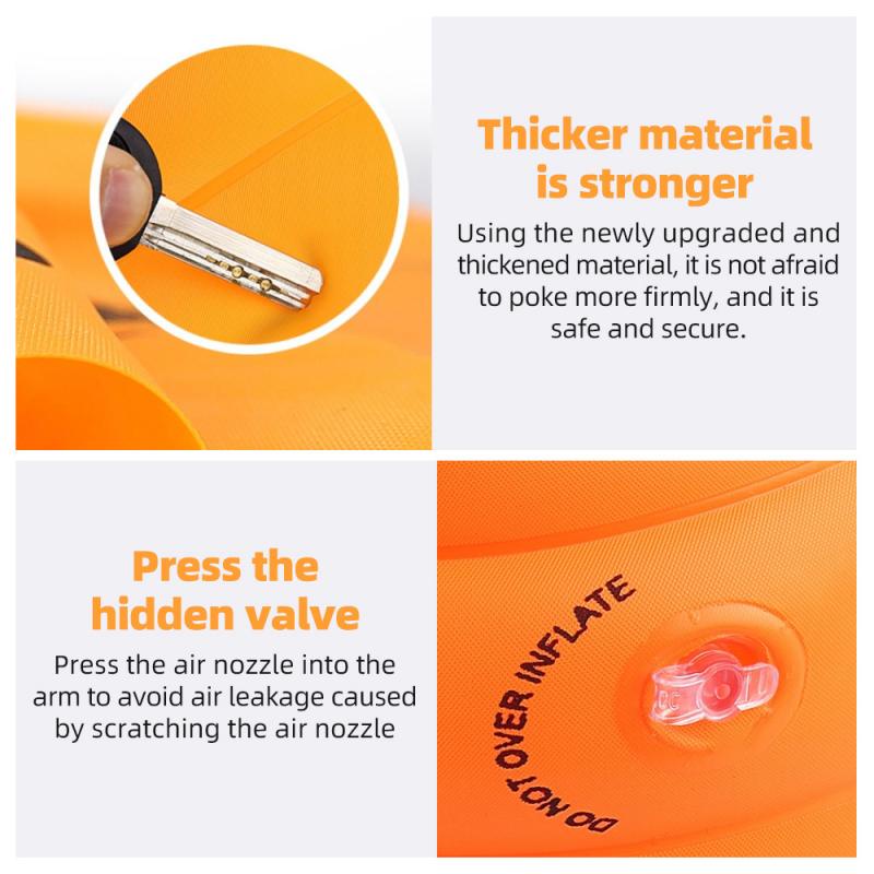 Bộ 2 Phao Bơi Đeo Cánh Tay HdoorLink Bằng PVC Dày Dặn Tiện Dụng Cho Người Lớn Và Trẻ Em