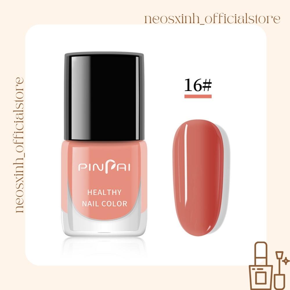 Sơn Móng Tay Pinpai NEW 7ml Màu Nude Đen Trắng Kim Tuyến Pastel Tím - Neosxinh Nails