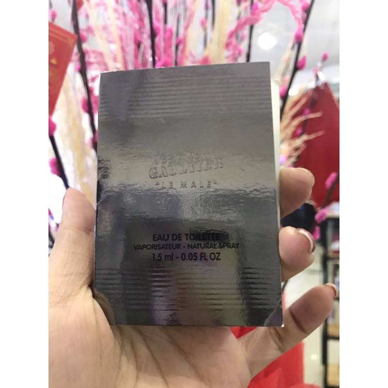(auth)vial nước hoa jean paul gaultter le male edt 1.5ml