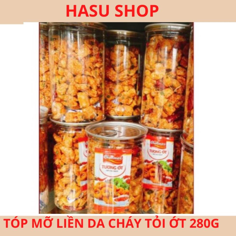 Tóp mỡ liền da rim tỏi, mắm hành, ớt thơm ngon - đậm vị - bao đổi trả