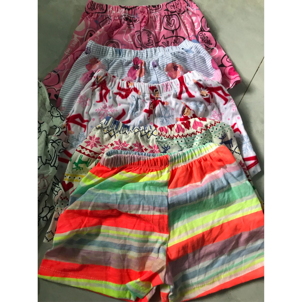 Combo 5 quần | Quần đùi bé trai bé gái | 3-18kg | Loại tốt vải cotton 4 chiều | Quần chục trẻ em