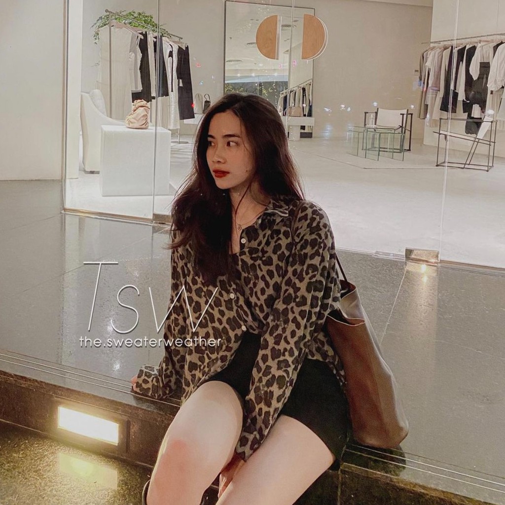 Áo Sơ Mi Nữ Da Báo & Áo Sơ Mi Trơn 🎁 Nana's House - FREESHIP 🎁 Áo sơ mi nữ da báo form rộng | BigBuy360 - bigbuy360.vn