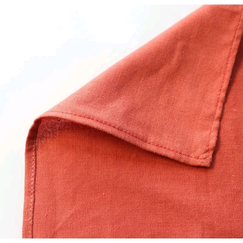 KHĂN TAY  TRƠN VẢI LINEN TỰ NHIÊN
