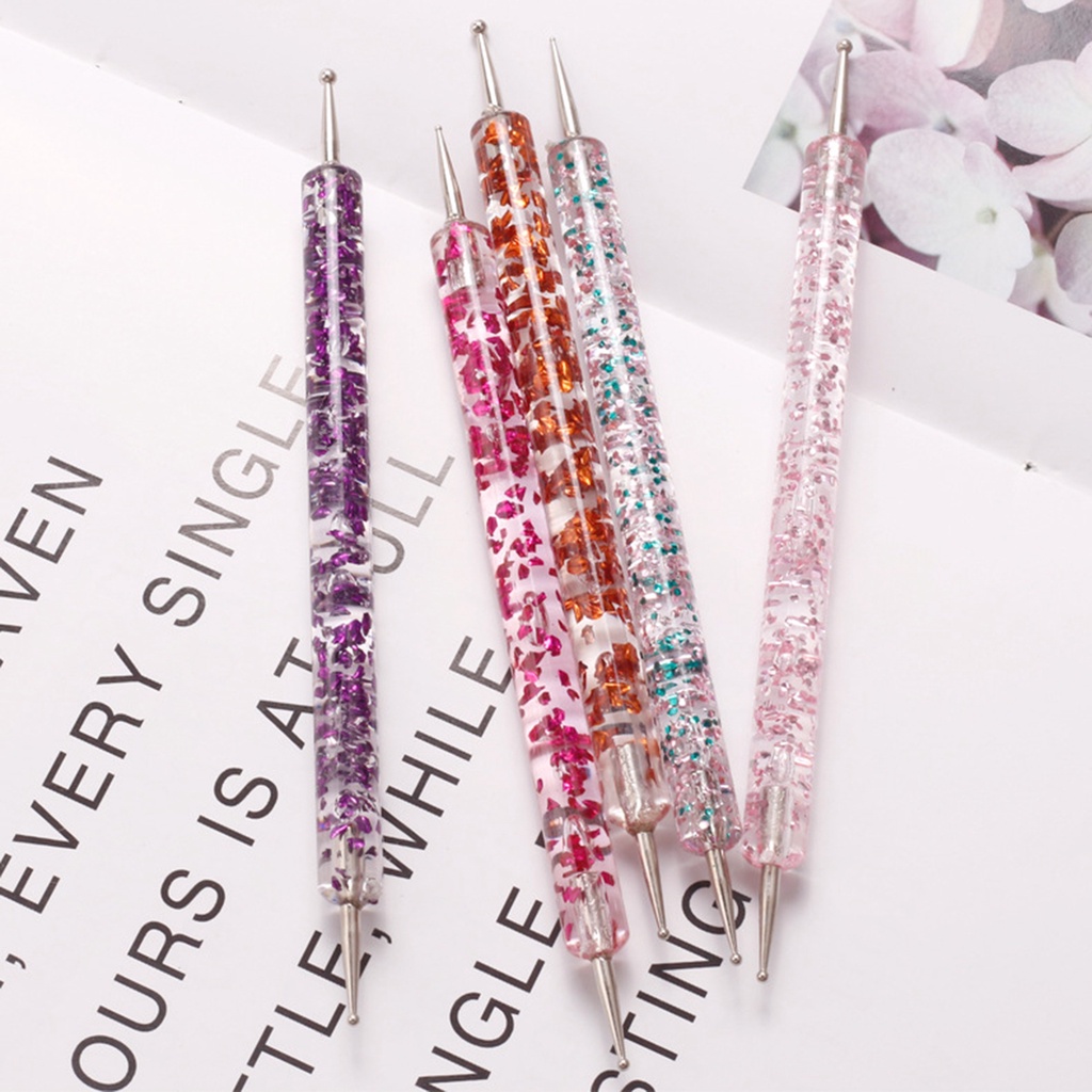 Set 5 Bút Hai Đầu Dùng Trang Trí Móng Tay Nghệ Thuật