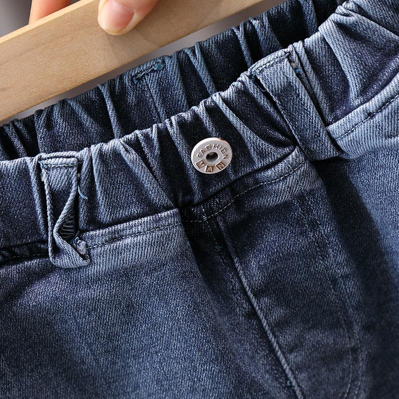 Quần Jeans Lưng Thun Thời Trang 2021 Cho Bé Trai