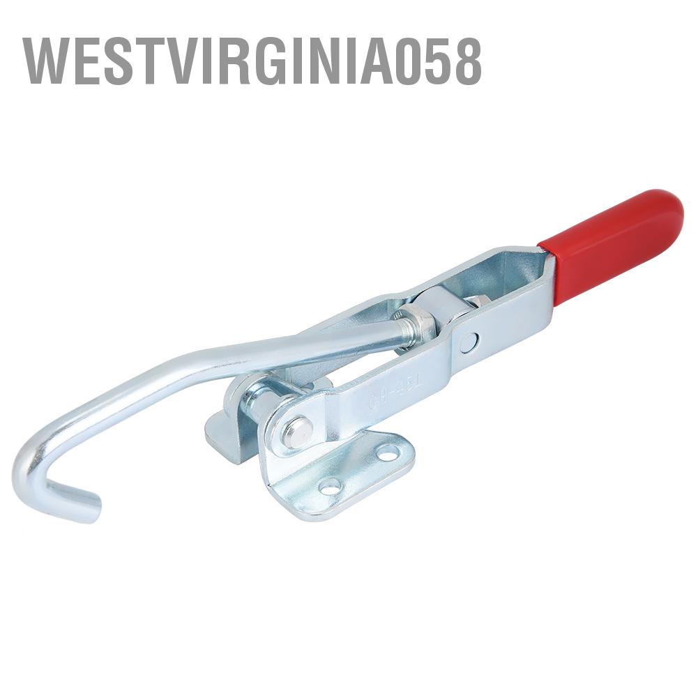 Westvirginia058 180KG Iron Galvanized Quick Fixed Toggle Clamp Handle Hand Tool Latch Type