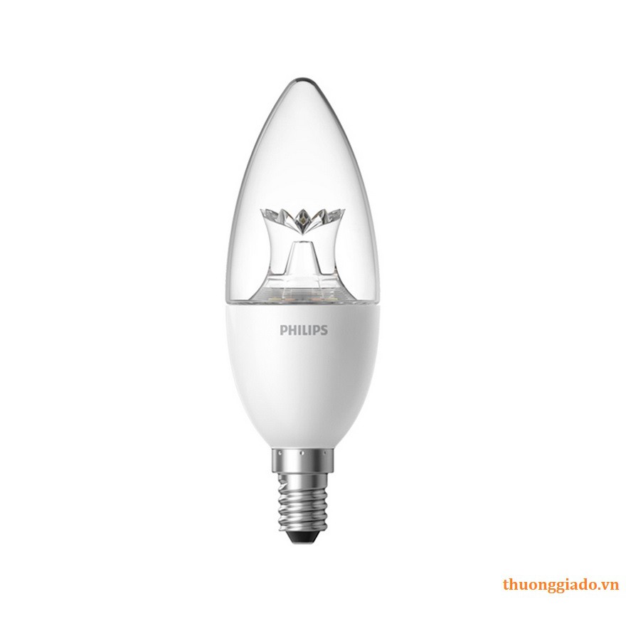 Đèn led quả nhót Xiaomi Philips Zhirui Smart LED Bulb E14 (Wifi,220V,3.5W),bản trong suốt