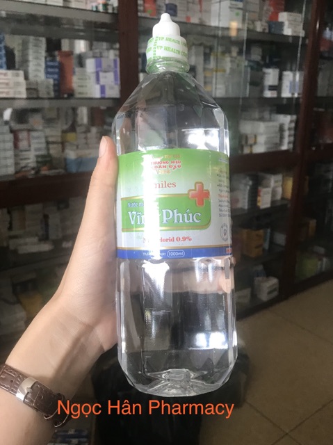 NƯỚC MUỐI SINH LÝ VĨNH PHÚC 500-1000ML